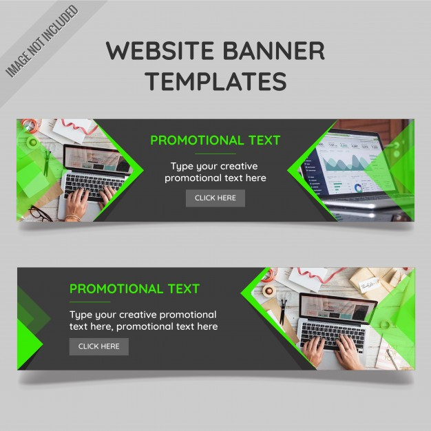 Website Banner Templates | Free Vector throughout Website Banner Templates Free Download