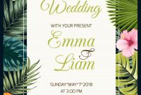 Wedding Event Invitation Card Template within Event Invitation Card Template