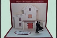Wedding In A Barn Pop-Up Card Free Papercraft Download within Wedding Pop Up Card Template Free