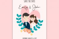 Wedding Invitation Card. Save The Date Card Design Template with regard to Save The Date Cards Templates