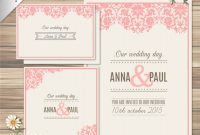 Wedding Invitation Cards Free Vector And Psd Templates – Psd for Free E Wedding Invitation Card Templates