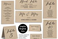 Wedding Place Cards Or Seating Chart – Trinity within Printable Escort Cards Template