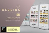 Wedding – Roll-Up Banner 3 | Roller Banner, Print Design in Wedding Banner Design Templates