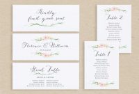 Wedding Seating Chart Template, Seating Plan, Seating Chart with Michaels Place Card Template