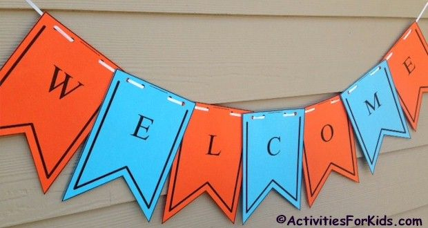 Welcome Banner | Welcome Banner Printable, Welcome Banner inside Welcome Banner Template