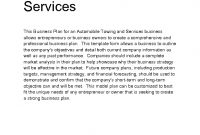 Welcome To Docs 4 Sale pertaining to Towing Business Plan Template
