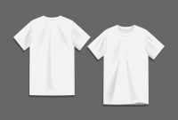White Blank T-Shirt Template Vector – Download Free Vectors intended for Blank Tee Shirt Template