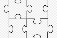 Wondrous Blank Puzzle Pieces Printable Template Goals4 intended for Blank Jigsaw Piece Template