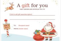 Word, Pdf, Psd | Free & Premium Templates | Christmas Gift inside Free Christmas Gift Certificate Templates