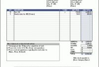 Work Orders | Free Work Order Form Template For Excel in Maintenance Job Card Template
