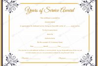 Years Of Service Award 03 – Word Layouts | Certificate Of in Certificate For Years Of Service Template