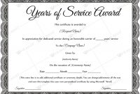 Years Of Service Award 09 - Word Layouts | Awards throughout Certificate For Years Of Service Template