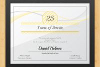 Years Of Service Certificate – Longevityaward Hut for Certificate For Years Of Service Template