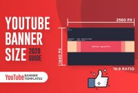 Youtube Banner Size / Dimensions [Quick Guide] 2020 in Youtube Banner Size Template