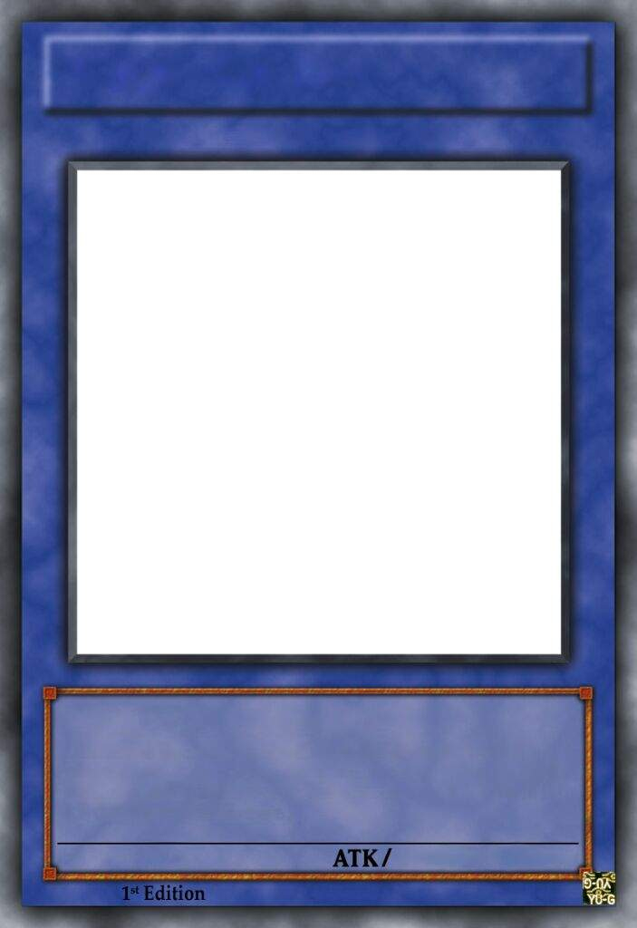 Yu-Gi-Oh Card Template Blank Template - Imgflip for Yugioh Card Template