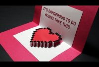 Zelda Pop Up: Valentine's Day Heart Card | Free Template – Sunderorigami! for Pixel Heart Pop Up Card Template