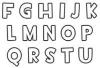 14+ Free Printable Letter Stencils Downloadable Alphabet for Large Letter Templates