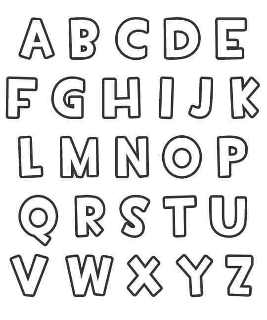 14+ Free Printable Letter Stencils Downloadable Alphabet for Large Letter Templates