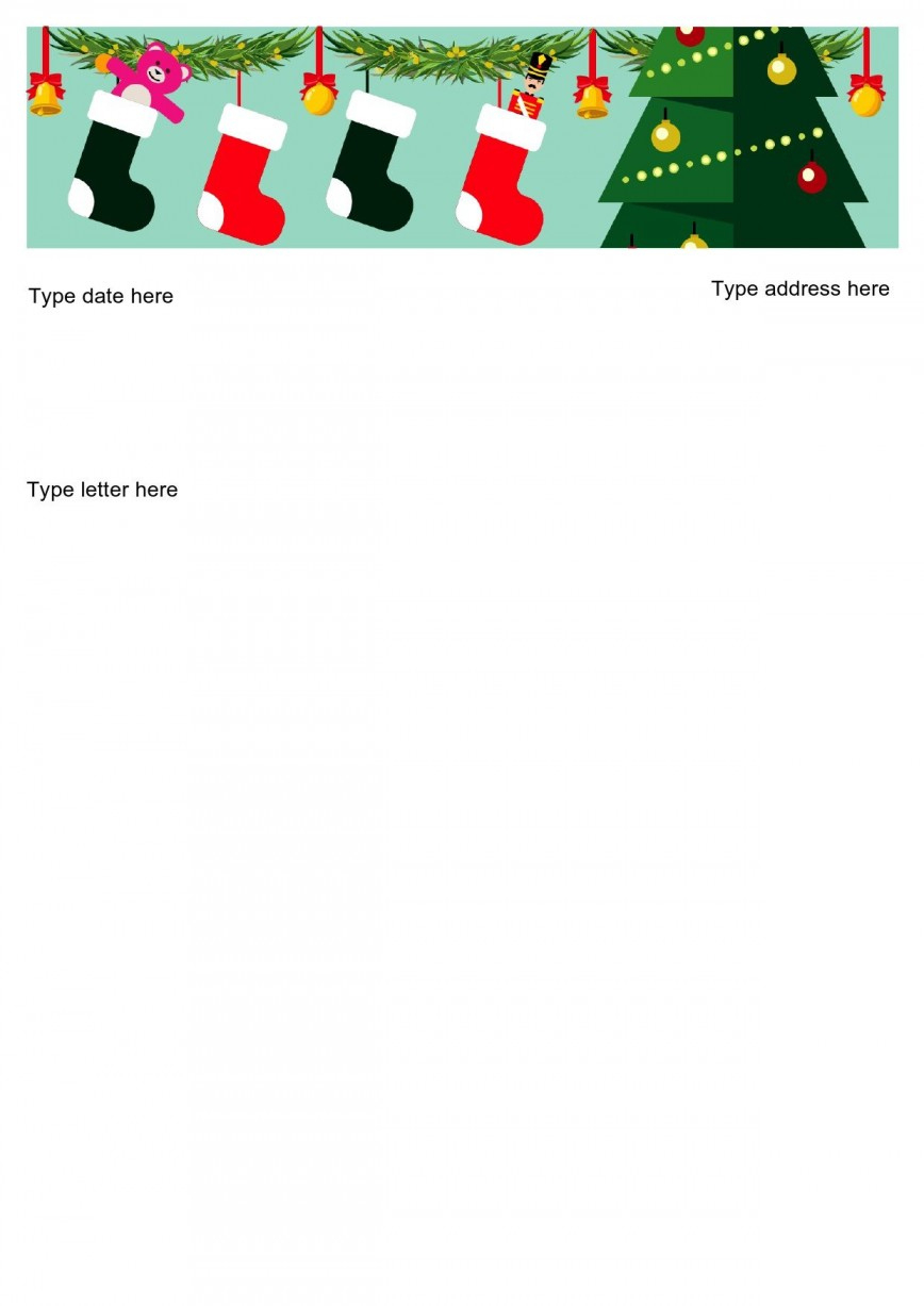8 Ms Word Christmas Letter Template - Free Graphic Design intended for Christmas Letter Templates Microsoft Word