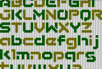 A25626 – Friendship-Bracelets | Cross Stitch Fonts intended for Hama Bead Letter Templates