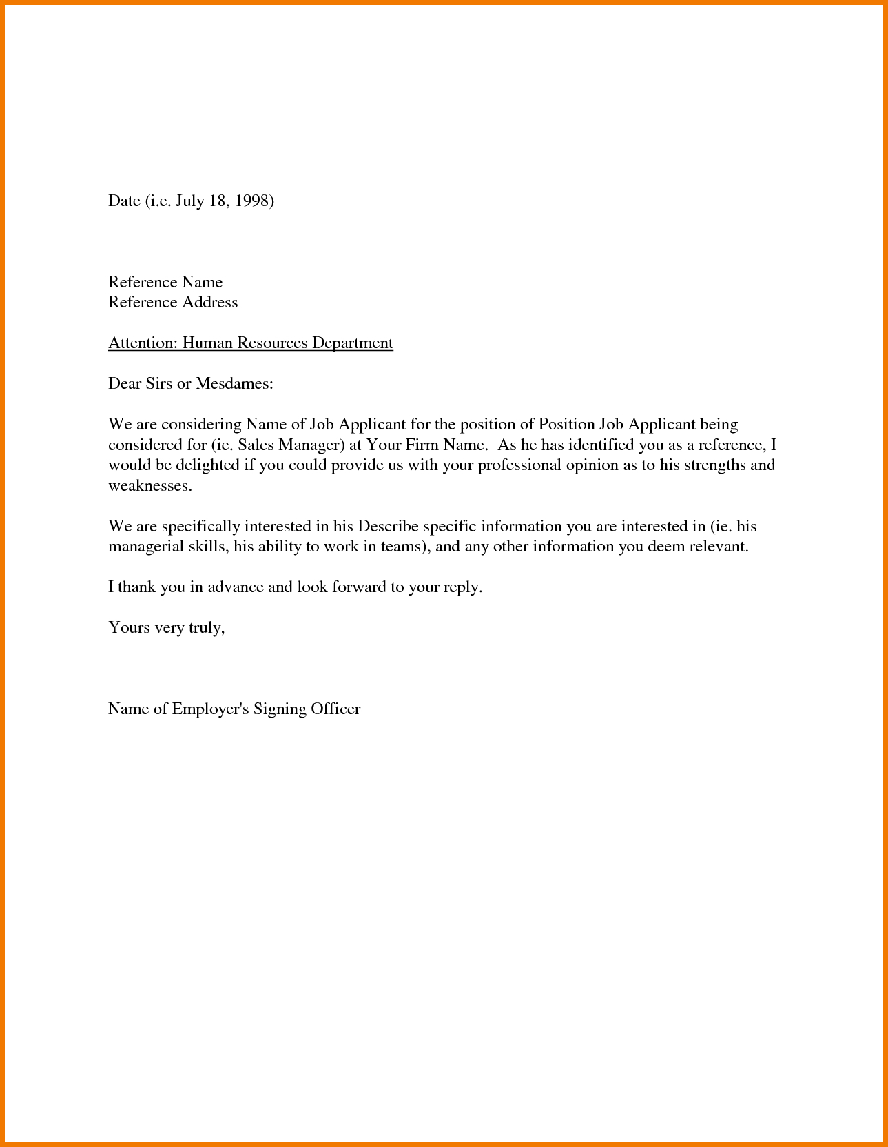 Blank Template For Letter Of Recommendation • Invitation within Letter Of Recomendation Template
