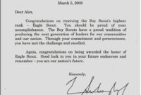 Check Out 30 Of The Coolest Eagle Scout Letters I'Ve Seen for Letter Of Recommendation For Eagle Scout Template