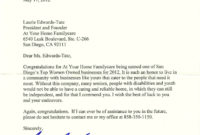 Congressman Brian Bilbray Recognizes At Your Home intended for Letter To Congressman Template
