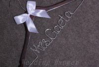 Custom Name Wedding Hangers,Personalized Wire Name Wedding with Wire Hanger Letter Template