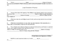 Deed Affidavit Doc Template | Pdffiller in Deed Poll Name Change Letter Template