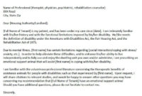 Doctor'S Note For A Service Dog: Free Medical Necessity inside Emotional Support Animal Letter Template