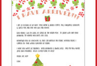 Elf On The Shelf Arrival Letter with regard to Elf On The Shelf Arrival Letter Template