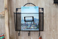 Envelope Style Key Letter Holder Wall Mount Wire Rack in Wire Hanger Letter Template