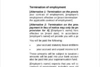 Free 13+ Employee Termination Letter Samples In Ms Word | Pdf with Retrenchment Letter Template