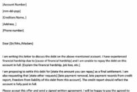 Free Debt Settlement Offer Letter – Template And Example with regard to Full And Final Settlement Offer Letter Template