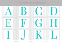 Free Printable Alphabet Letters A To Z {Large Upper Case within Letter I Template For Preschool