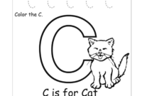 Free Printable Letter C Worksheets For Preschool for Letter I Template For Preschool