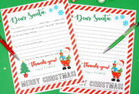 Free Printable Letter To Santa – Happiness Is Homemade intended for Free Letters From Santa Template