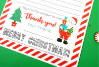 Free Printable Letter To Santa - Happiness Is Homemade pertaining to Free Printable Letter From Santa Template