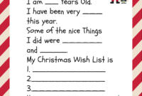 Free Printable Santa Letters For Kids in Secret Santa Letter Template