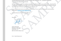 Free Proof Of Funds Letter For Your Needs | Letter inside Proof Of Funds Letter Template