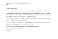 How To Close The Savings Account Sample Letter – Idispute with regard to Account Closure Letter Template