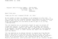 Irs Audit Letter Sample – Fill Out And Sign Printable Pdf pertaining to Irs Response Letter Template