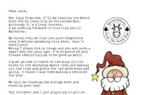 Letter From Santa For Christmas Eve Box with Letter From Santa Claus Template