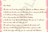 Letter From Santa Stationary Template – Bing Images for Free Printable Letter From Santa Template