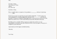 Letter Of Resignation Template What Should You Write regarding Draft Letter Of Resignation Template