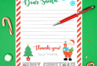 Letter To Santa Printables - These Cute Printable Letter with Free Letters From Santa Template