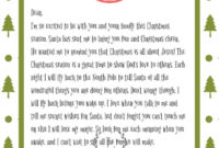 Personalized Elf Arrival Letter Printable {Receive Before for Elf On The Shelf Arrival Letter Template