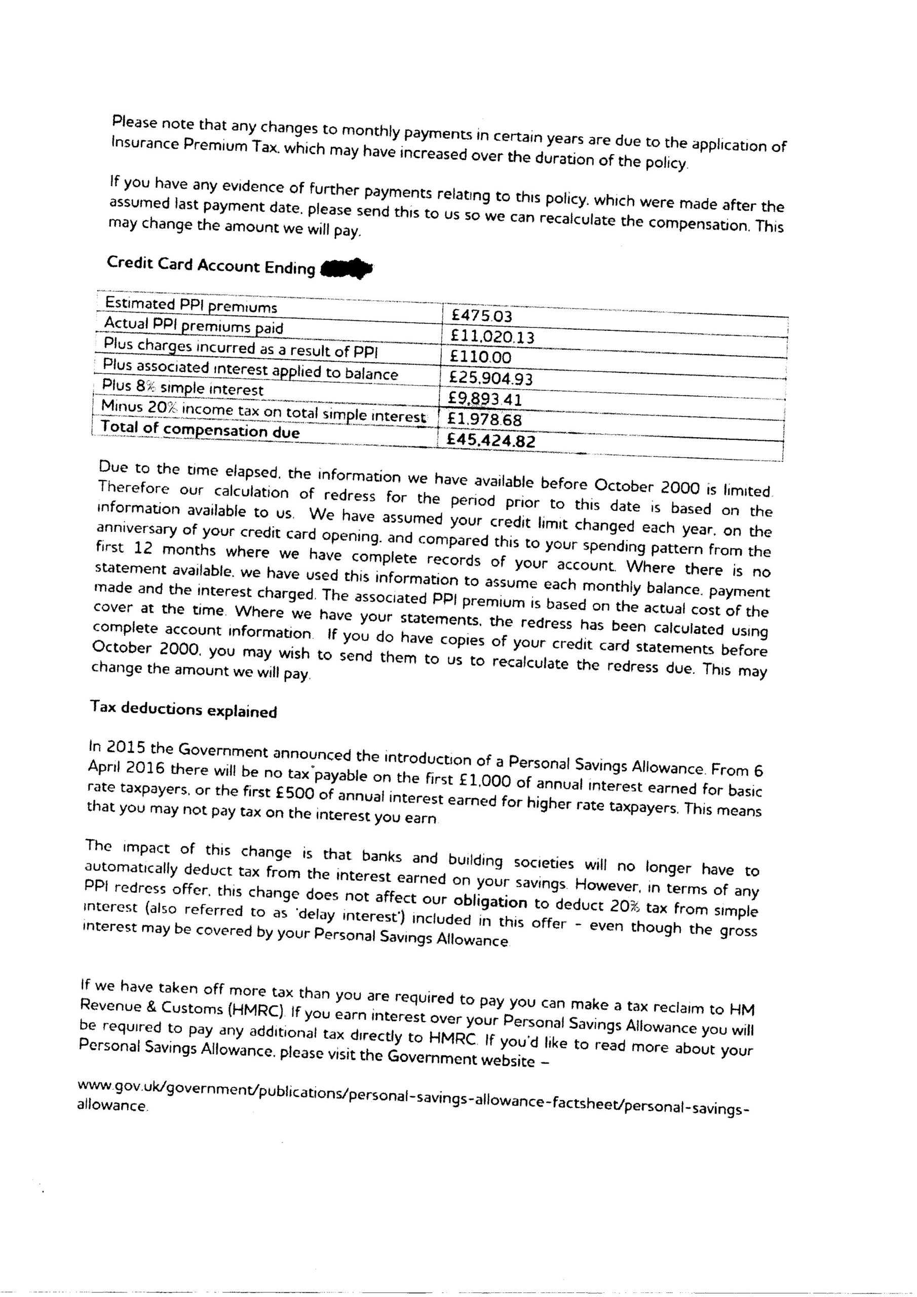 Ppi Claim Letter Template For Credit Card - Best Business intended for Ppi Claim Form Template Letter