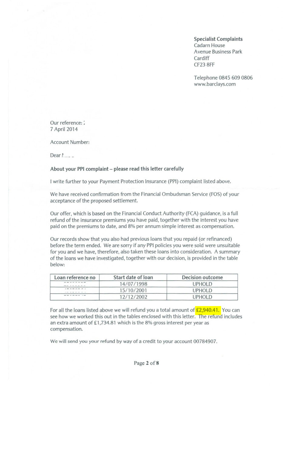 Ppi Cover Letter - Dalep.midnightpig.co Throughout Ppi intended for Ppi Claim Form Template Letter