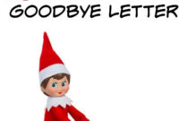 Printable Elf On The Shelf Goodbye Letter | Elf Goodbye within Elf Goodbye Letter Template